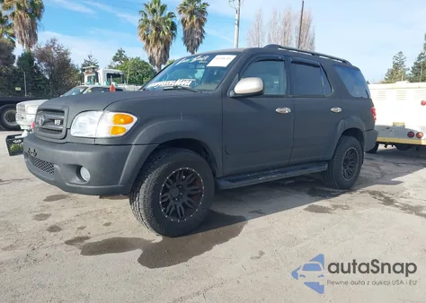 2004 Toyota Sequoia Sr5 V8 z USA, uszkodzony, nr VIN 5TDBT44A04S220607